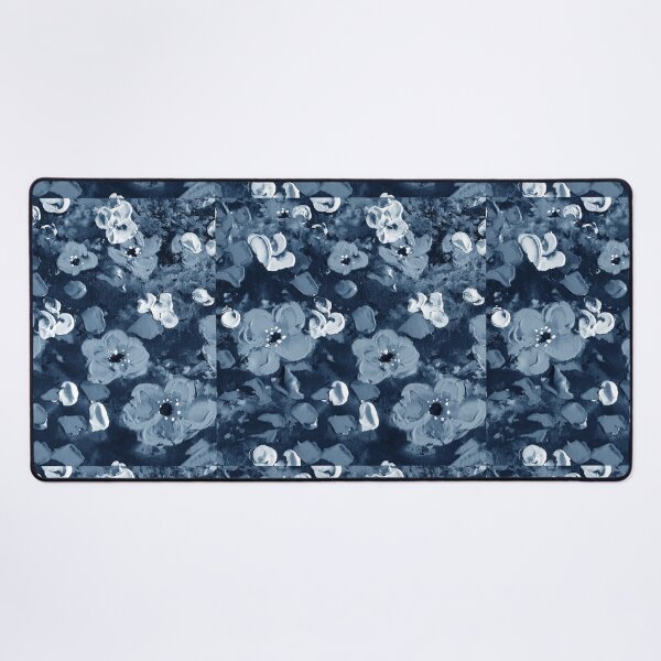 Artikelvorschau, Contemporary Floral Pattern Indigo Blue II entworfen und verkauft von Irina Sztukowski.