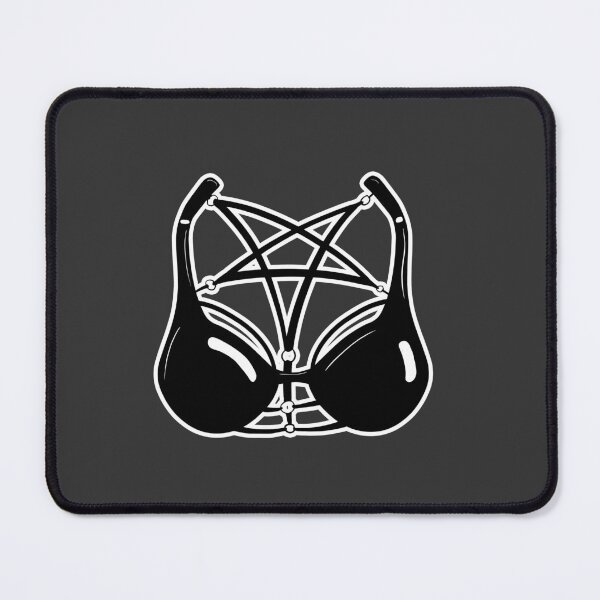 Item preview, Harness Bra Witchy Kinky Pentagram Star designed and sold by Adhorrorble.