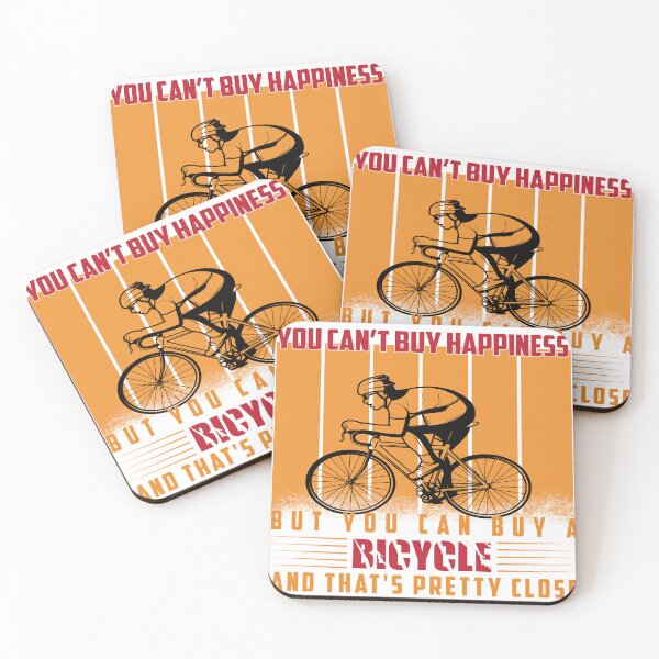 Artikelvorschau, You cant buy happiness but you can buy bicycle All i need this bike bicycle Essential Gifts mom, dad, Design Happy Apparel Essential Inspiration Joy Mood entworfen und verkauft von DesignByHeartUK.