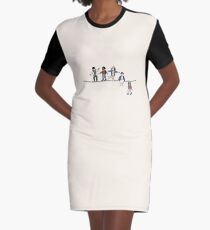 Stranger Things: The Acrobats and the Fleas Graphic T-Shirt Dress