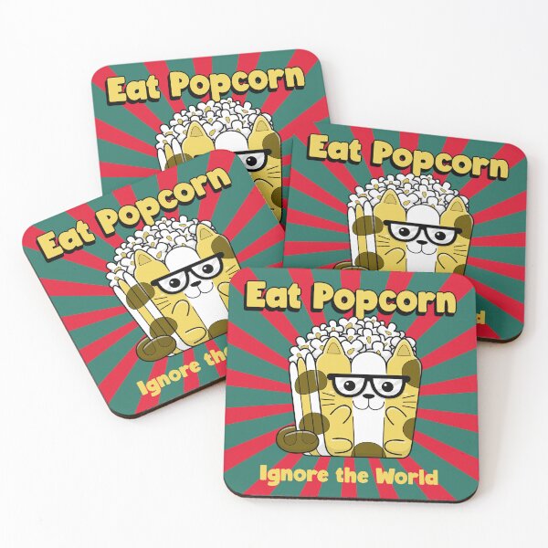 Item preview, "Eat Popcorn Ignore the World" Sweet and Salty Popcorn designed and sold by JustAmbers.