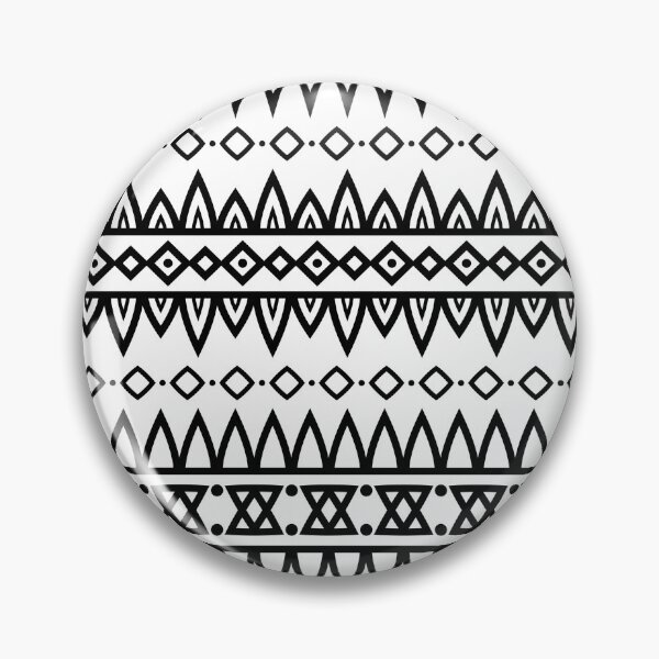 Item preview, Black And White Tribal Seamless Pattern designed and sold by delikedesign.
