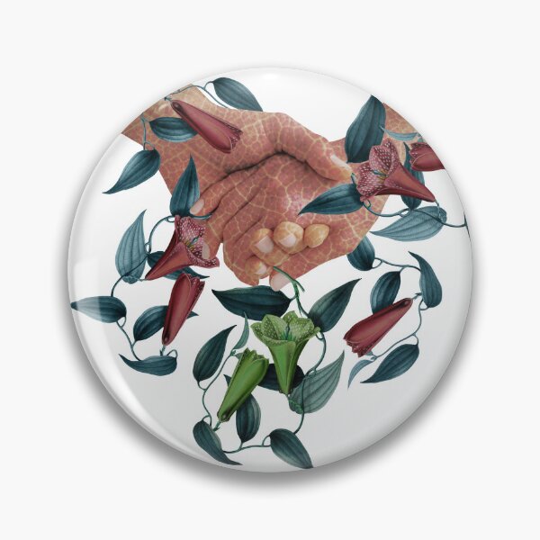 Item preview, Hand in Hand Botanical Digital Collage designed and sold by Lesley Fitzpatrick.