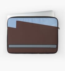 0093 white stripe on saw tooth roof factory Laptop Sleeve