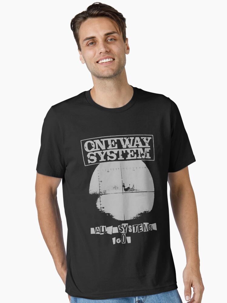 Thumbnail 1 of 7, Essential T-Shirt, Gift For Men One Way System All Systems Go Gift Movie Fans designed and sold by Adrainbpaulah.