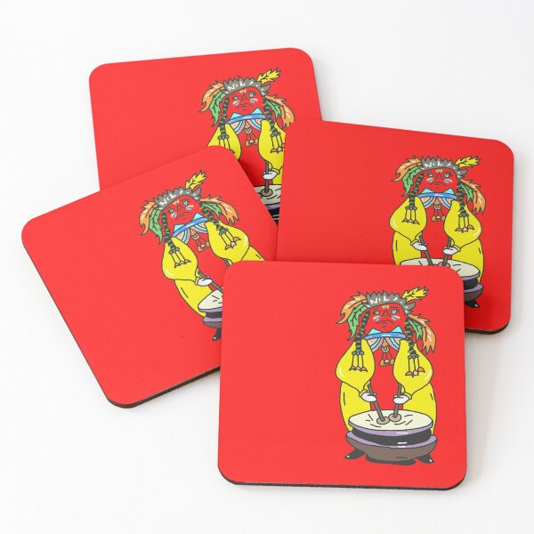 Item preview, Indian with a drum, Penup drawing designed and sold by MariDaniArt.