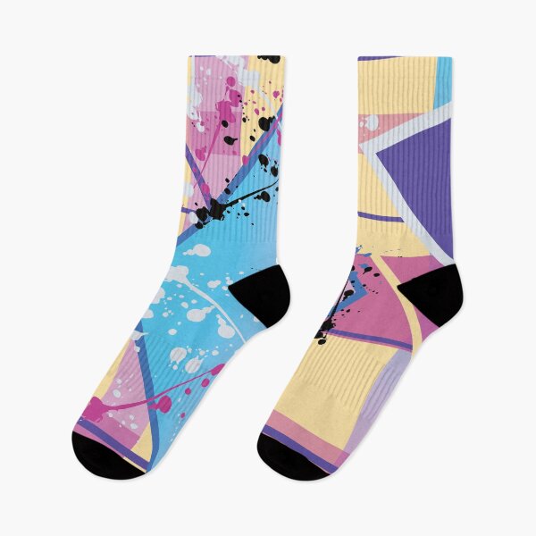 Item preview, Abstract Graphic Design Canvas Print With Pink, Blue, Yellow and Purple designed and sold by MimsTees.