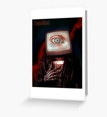 Head Monitor Greeting Card