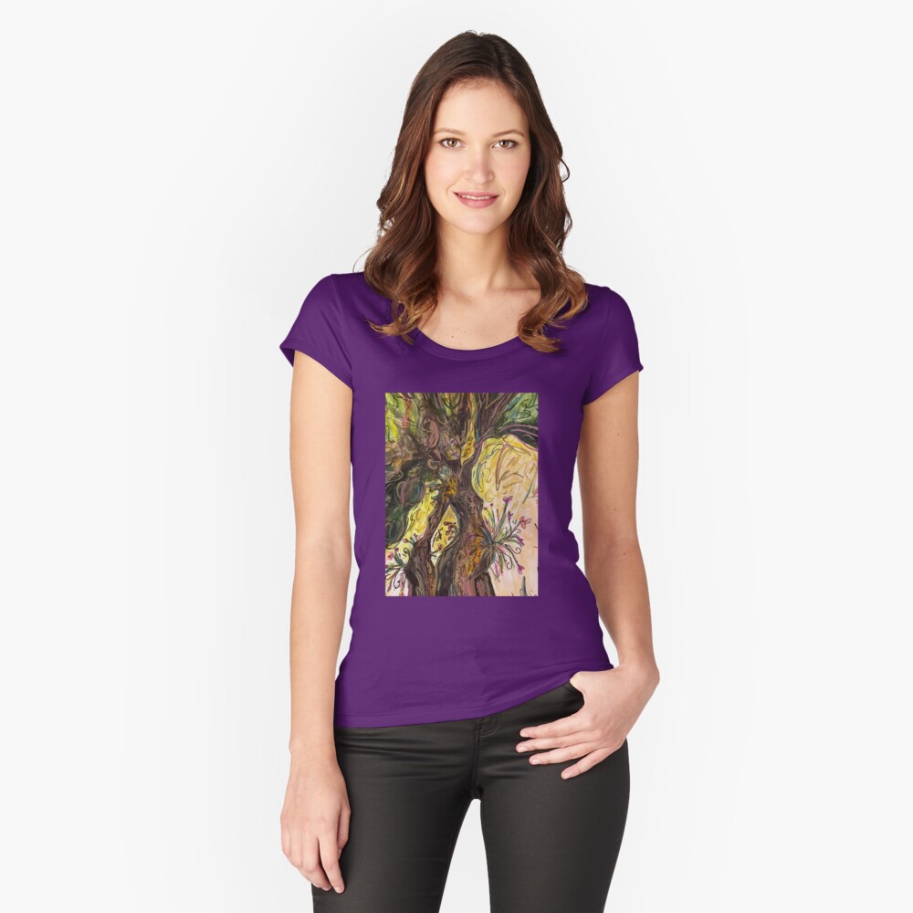 Item preview, Fitted Scoop T-Shirt designed and sold by Lizr81.