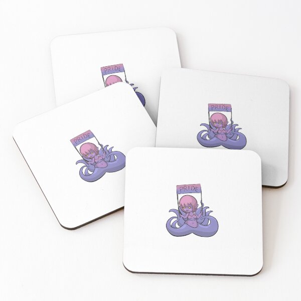 Item preview, Pride Octopus Girl Bisexual LGBT Gay Monster Girl Cute Kawaii designed and sold by Adhorrorble.