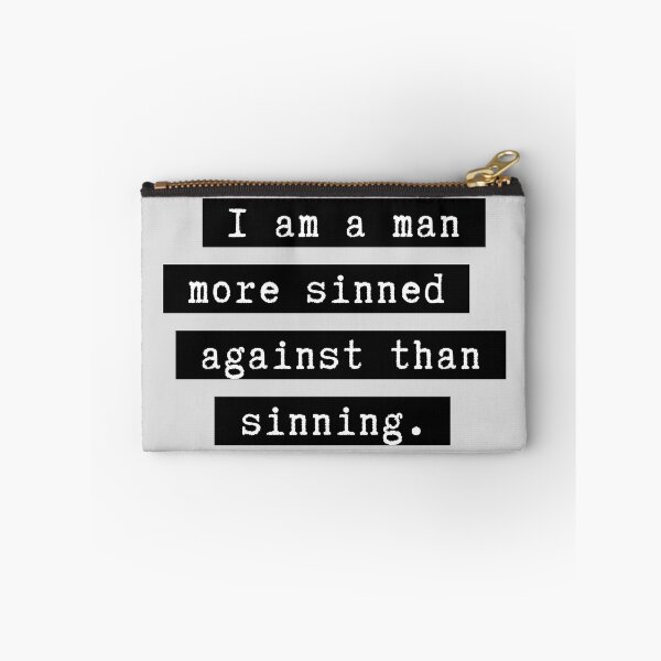 Item preview, Shakespeare Quote From King Lear - I am a man more sinned against than sinning. designed and sold by violet-hope.