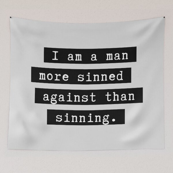Item preview, Shakespeare Quote From King Lear - I am a man more sinned against than sinning. designed and sold by violet-hope.