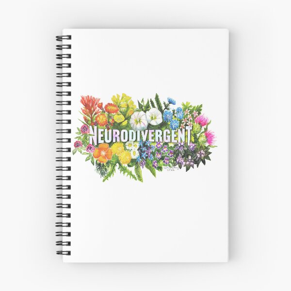 Item preview, Neurodivergent in Watercolor Weeds and Wildflowers  designed and sold by Willowdarcy.