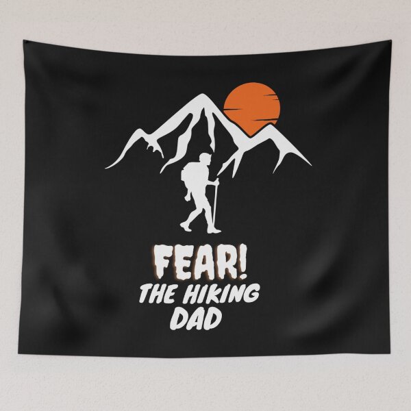 Item preview, Fear The Hiking Dad Funny Hiking Outdoor Camping Mountain T-Shirt designed and sold by Chambers-Avara.