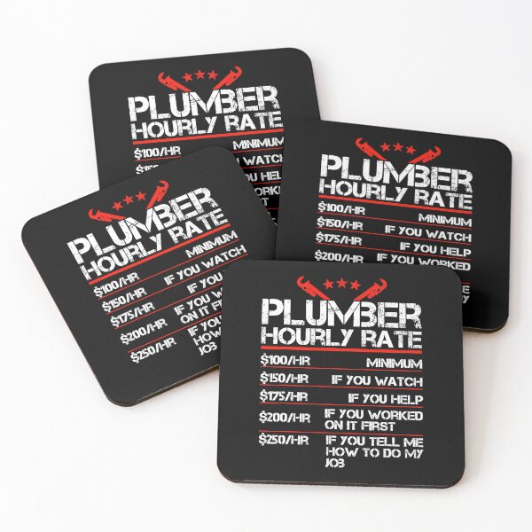 Item preview, Plumber Hourly Labor Rates Funny designed and sold by ujgbnx.