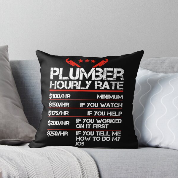 Item preview, Plumber Hourly Labor Rates Funny designed and sold by ujgbnx.