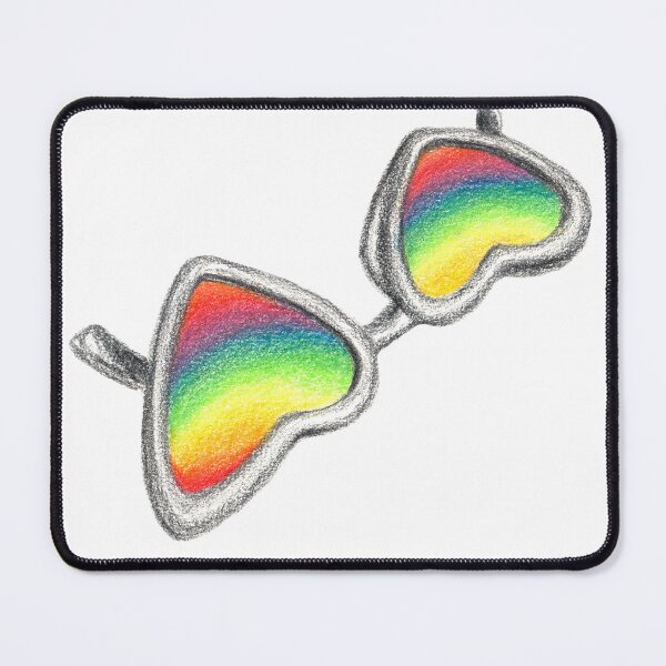 Item preview, Rainbow Heart Glasses designed and sold by Tal Goldenberg-Keren.