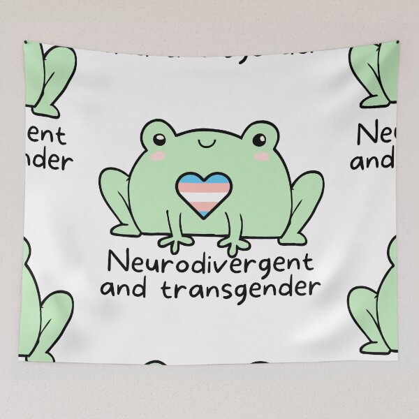 Item preview, Neurodivergent and transgender pride designed and sold by ThoughtJumble.