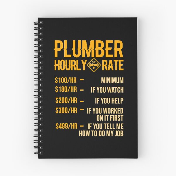 Item preview, Plumber Hourly Rate Funny Plumber designed and sold by ujgbnx.