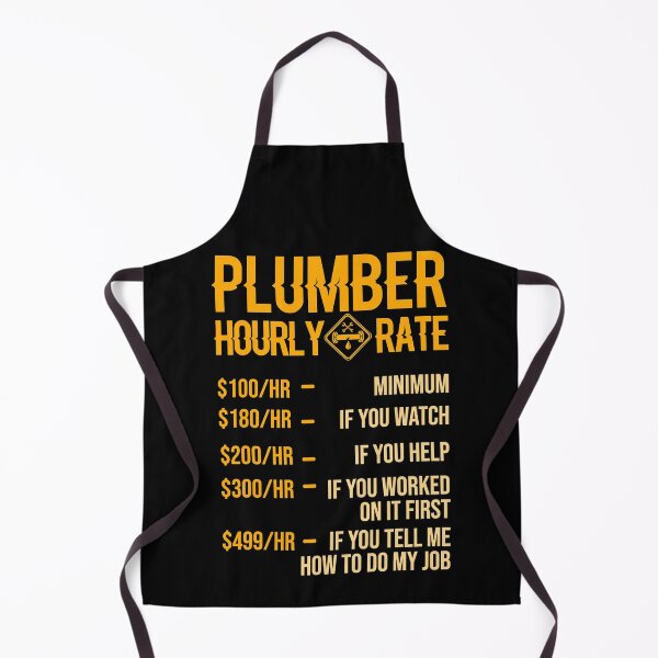 Item preview, Plumber Hourly Rate Funny Plumber designed and sold by ujgbnx.