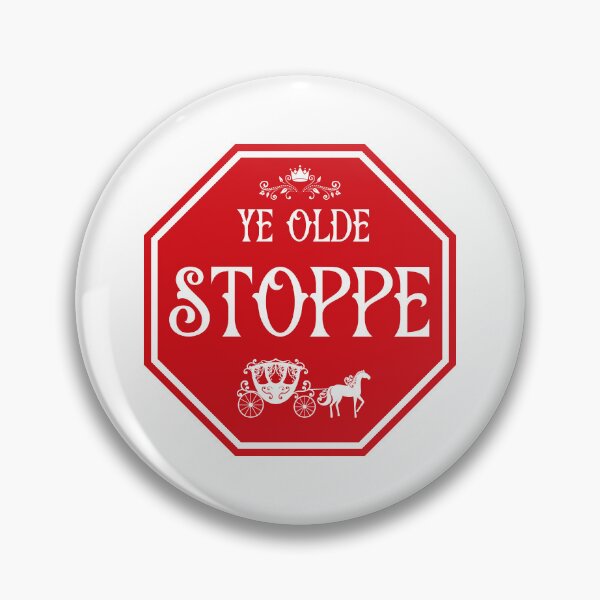 Aperçu de l'œuvre Ye Olde Stoppe Sign créée et vendue par Clusterfudge.