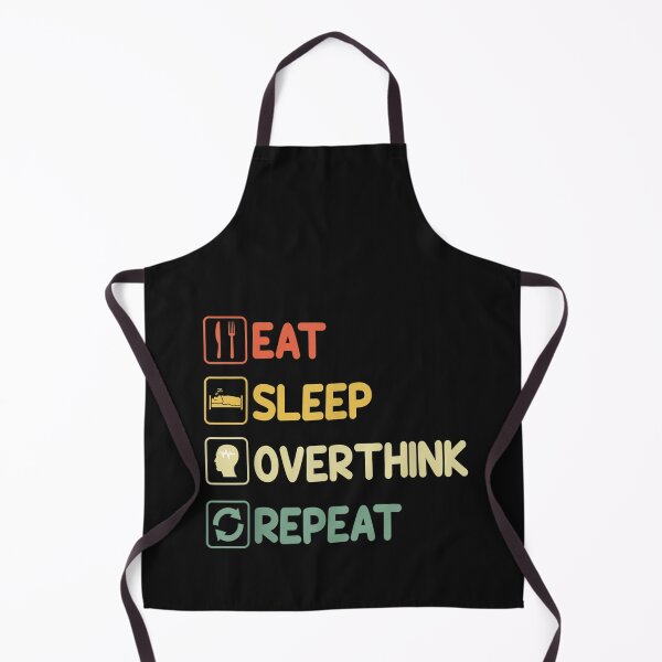 Item preview, Funny Eat Sleep Overthink Repeat T-Shirt designed and sold by Chambers-Avara.