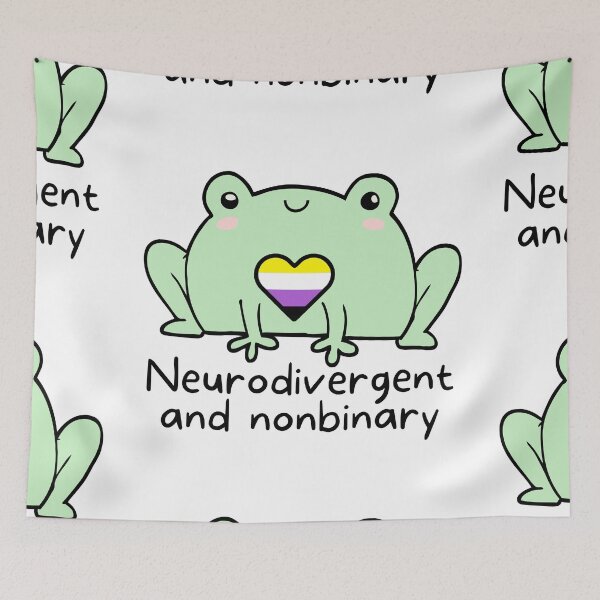 Item preview, Neurodivergent and nonbinary pride designed and sold by ThoughtJumble.