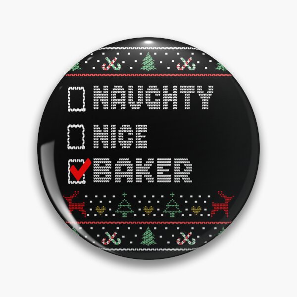 Artikelvorschau, Naughty Nice Baker, Matching Christmas Group Pajama design entworfen und verkauft von Merchking1.