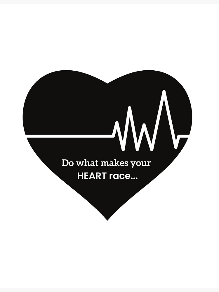 "Heart Race" Sticker for Sale by jalex1217 Redbubble