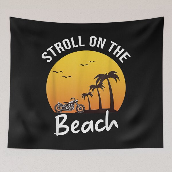 Item preview, Funny Summer Biker Riders Motorcycle Stroll On The Beach T-Shirt designed and sold by Chambers-Avara.