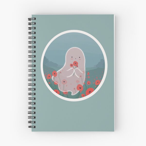 Item preview, Ghost and Poppies Illustration designed and sold by mmclArt.