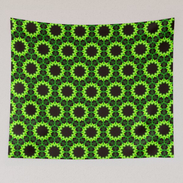 Item preview, Electric Green Floral Network  designed and sold by Amanda1775.