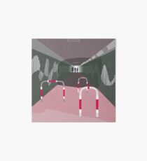 0104 Bicycle slow through tunnel Art Board