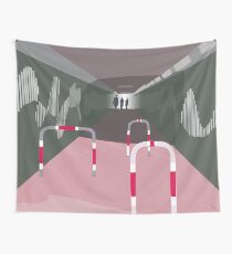 0104 Bicycle slow through tunnel Wall Tapestry