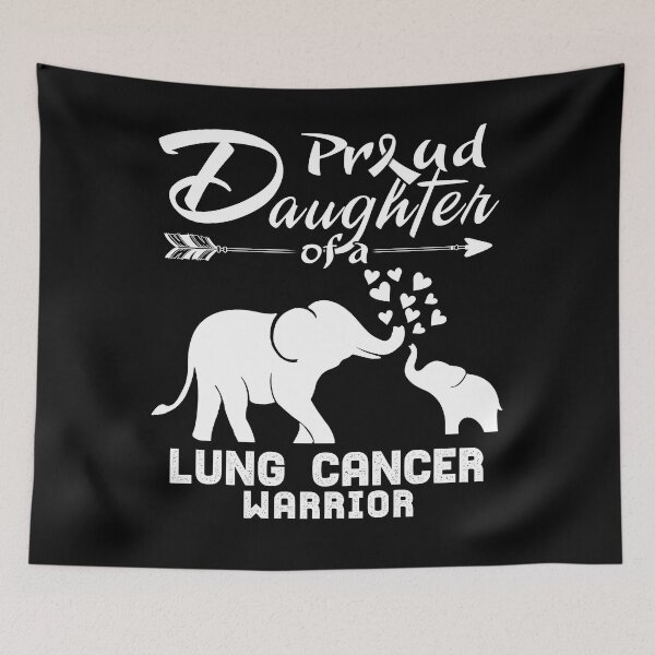 Item preview, Proud Daughter Of A Lung Cancer Warrior  designed and sold by Hatjar.