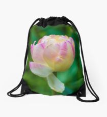 Flower macro Drawstring Bag