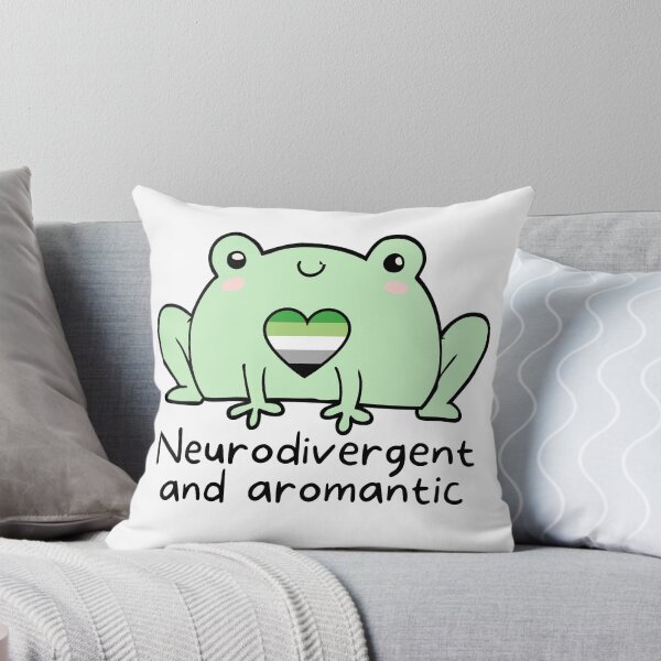 Item preview, Neurodivergent and aromantic pride designed and sold by ThoughtJumble.