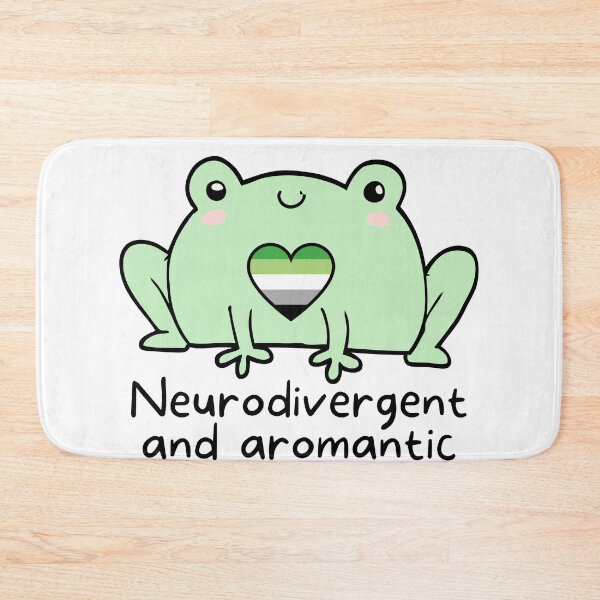 Item preview, Neurodivergent and aromantic pride designed and sold by ThoughtJumble.