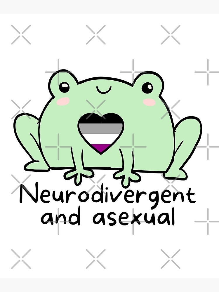 Neurodivergent And Asexual Pride Mounted Print For Sale By Thoughtjumble Redbubble 