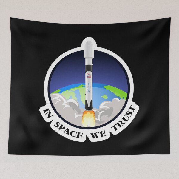 Item preview, SpaceX Falcon 9 In Space We Trust designed and sold by bowenfred38.