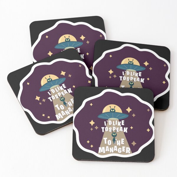 Item preview, UFO Asks for a Manager designed and sold by bowenfred38.