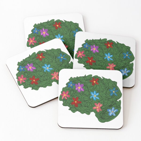Item preview, Flowers Floral Brain Psych Psychology Psychiatry Neuroscience Neuroanatomy Physiology Art  designed and sold by hopecope.