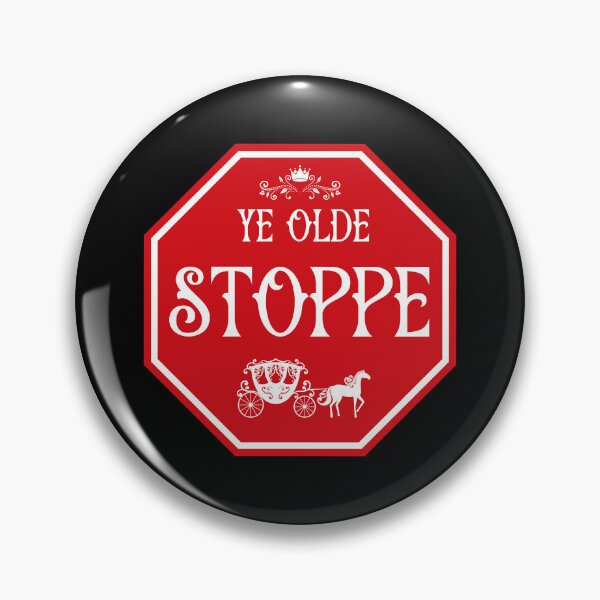 Aperçu de l'œuvre Ye Olde Stoppe Sign créée et vendue par Clusterfudge.