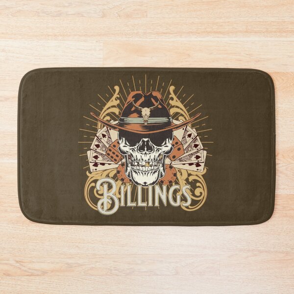 Item preview, Cool Rustic Casino Gambling Western Skull Billings Montana designed and sold by CattlettArt.