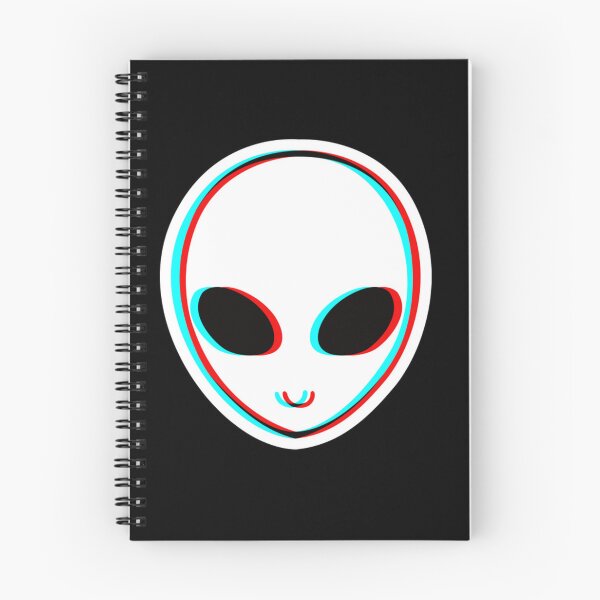 Item preview, Alien Head in 3D Anaglyph Style designed and sold by bowenfred38.