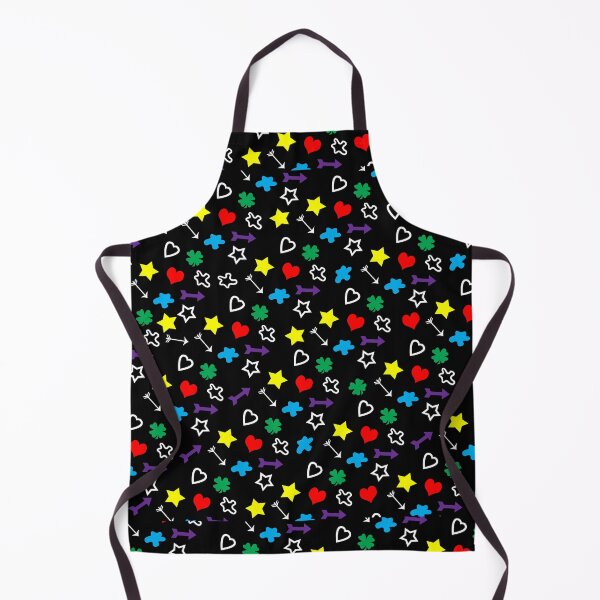 Item preview, Colourful stars hearts pattern designed and sold by houndpixnz.