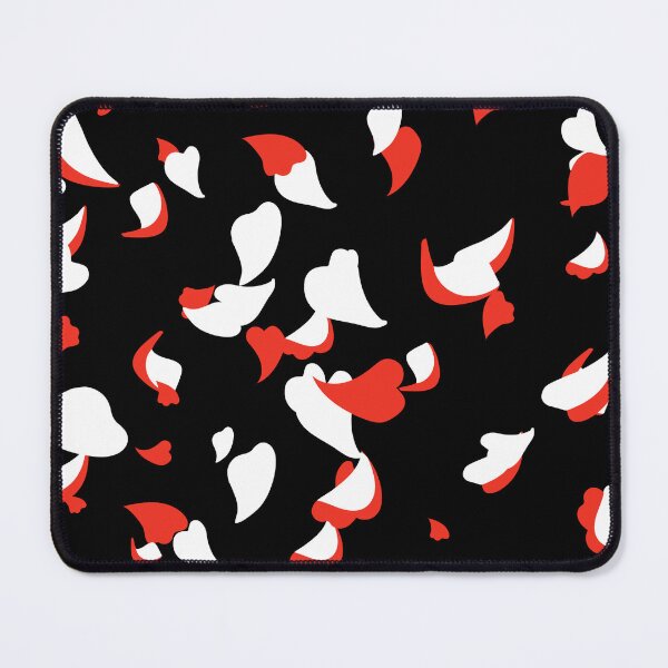 Item preview, White and red heart petal falling. designed and sold by Giree07.