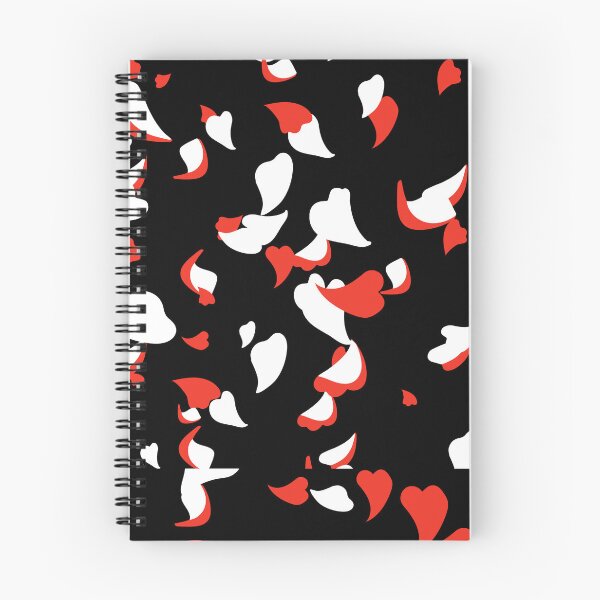 Item preview, White and red heart petal falling.  designed and sold by Giree07.