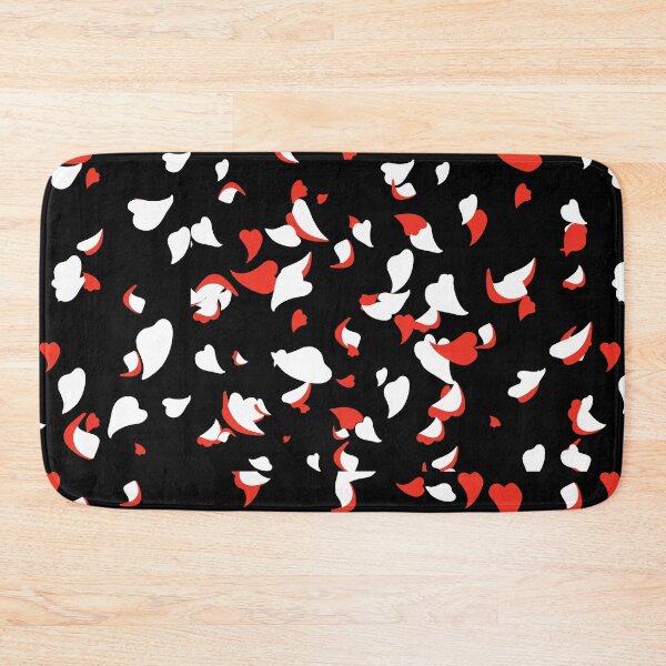 Item preview, White and red heart petal falling.  designed and sold by Giree07.