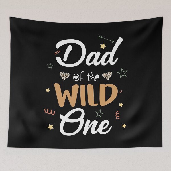 Item preview, Dad Of The Wild One 1st Birthday Leopard Heart designed and sold by designbychow.